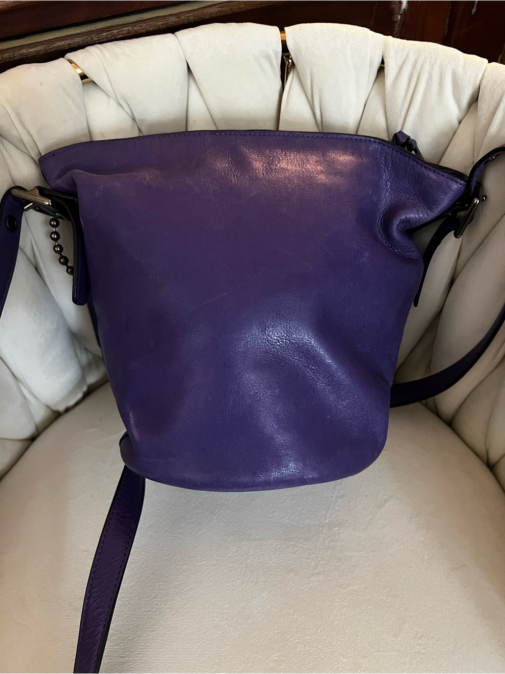 *Do Not Buy* Coach Bleeker Sport Mini Duffle Crossbody Bag in *Rare Color Purple - Picture 5 of 7